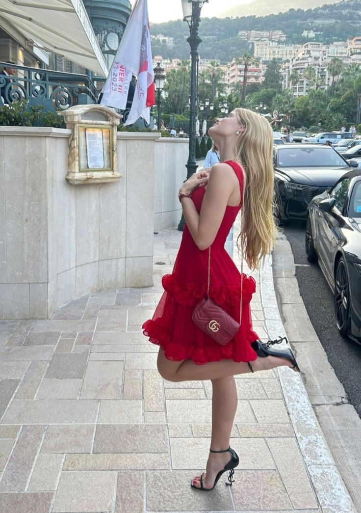 Red Party Dress Short Prom Dress Birthday Dress fg7334