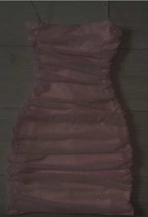 Shinny Pink Homecoming Dress Short Prom Party Gown fg6246