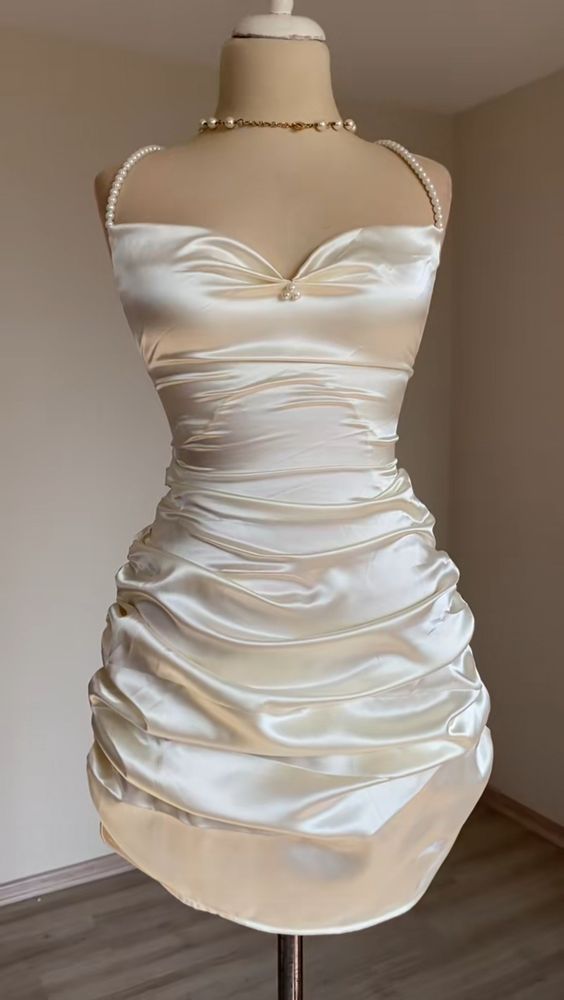 Satin Dress Women's Satin Bridal Dresses Party Bridesmaid Dresses Prom Dress Short Formal Dress fg6436