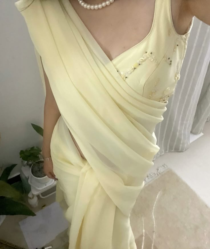 Yellow Two Piece Evening Dresses Long Prom Gowns fg7473