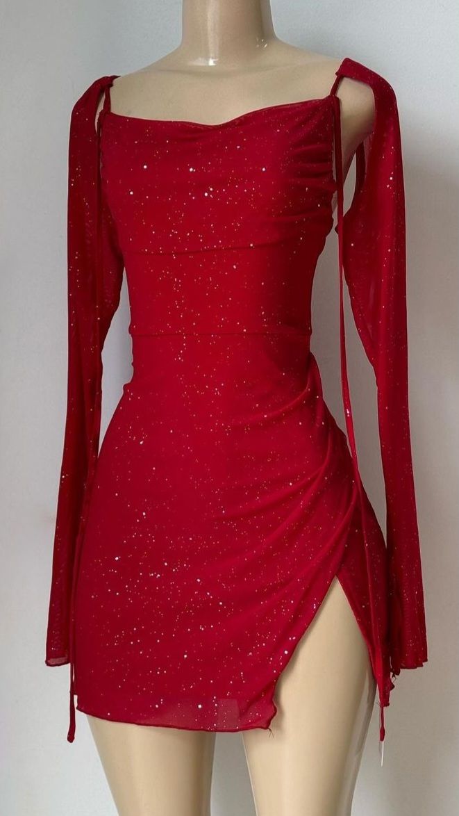 Red Shinny Short Prom Dresses, Short Formal Homecoming Dresses fg6286