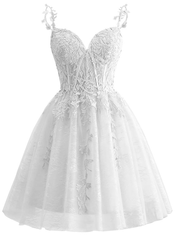 Spaghetti Strap Lace Homecoming Dresses for Teens 2024 Tulle Short Prom Dress Cocktail Gowns fg6049