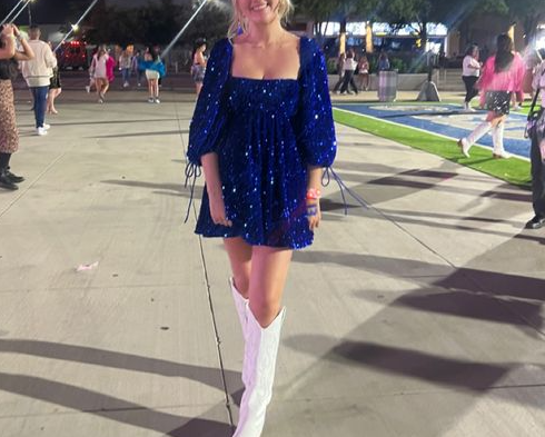 Velvet Sequin Royal Blue Short Prom Dress, Homecoming Dresses fg3433