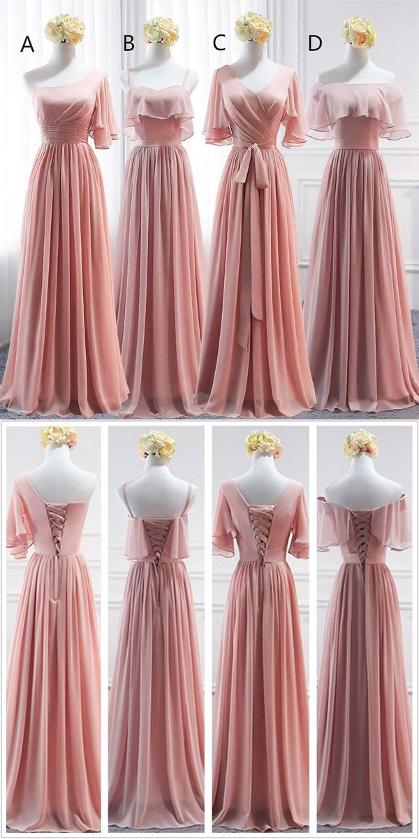 Gorgeous Bridesmaid Dress Chiffon Long Dress fg2671