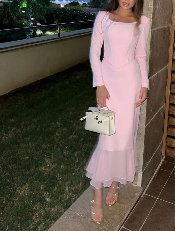 Pink Fashion Party Prom Dresses Evening Gown fg2523