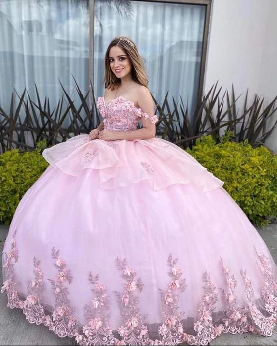 Pink Ball Gown Prom Evening Dresses.charming Formal Evening Gowns fg2589