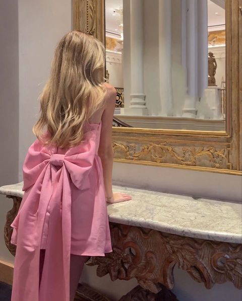 Pink Homecoming Dresses Short Cocktail Dress Party Gowns Short Prom Dress With Bowknot fg2486