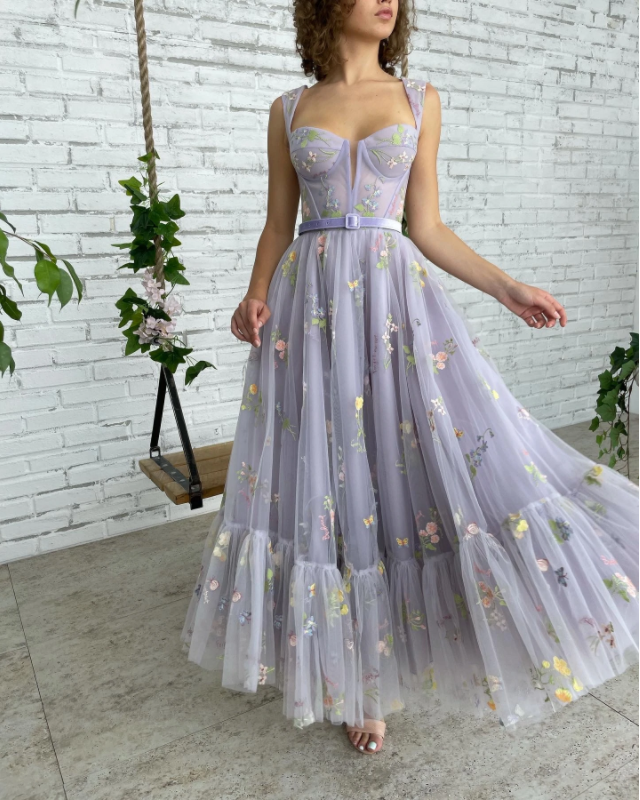 Evening Gowns Formal Party Dresses Straps Prom Dress fg253