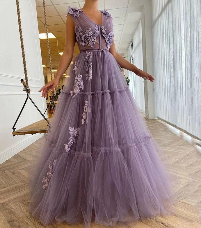 Sexy Prom Dress,Elegant Prom Dress,A-Line Prom Dress,Long Purple Prom Dress fg517