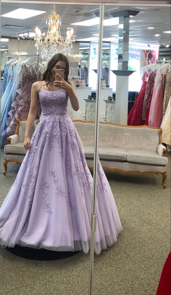 gorgous purple prom dress long evening party Gown fg900