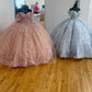 A Line Pink Quinceanera Dress Ball Gown Off Shoulder Sweet 16 Dress      fg7367