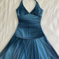 Chiffon Sleeveless Halter Party Dress Short Prom Dress    fg7013