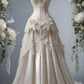 A Line Off Shoulder White Wedding Dress Lace Princess Dress      fg7294