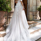 Vintage Lace Wedding Dress Off-Shoulder Appliques Bridal Dress   fg7443