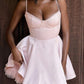 A-line short prom party gown, tulle evening dress graduation fashionable Dress      fg6098