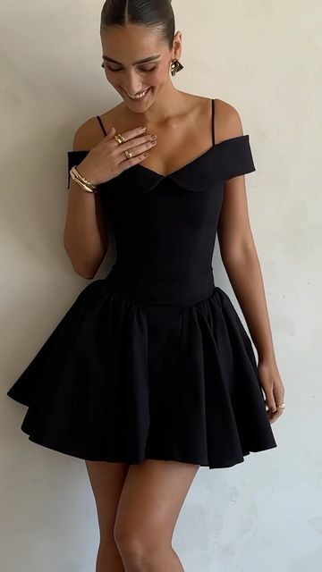 Off Shoulder Spaghetti Strap Black A-Line Short Prom Party Dress Homecoming Dress      fg6102