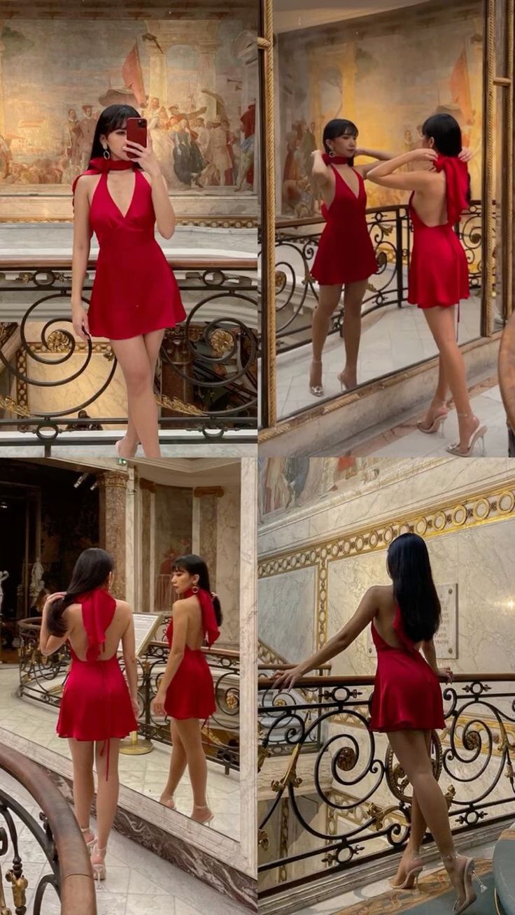 A line Red Birthday Outfits Short Prom Gown Homecoming Dress    fg6135