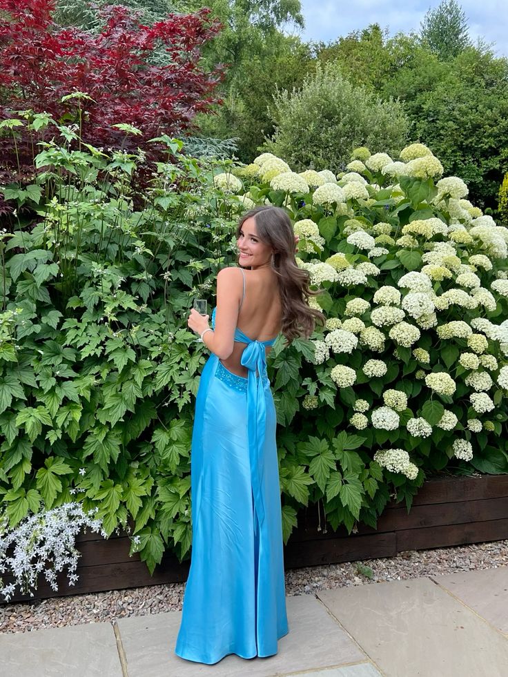 Long Evening Prom Dresses, Custom Blue Prom Dress          fg6364