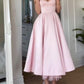 Women's Sleeveless Midi Dress Pink Evening Gown     fg6638