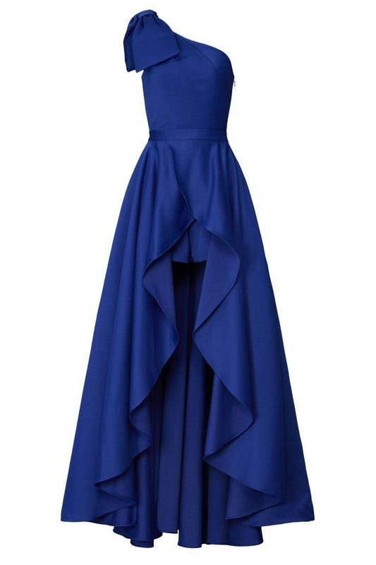 Elegant Formal Dress One Shoulder High Low Evening Party Dress  fg7534