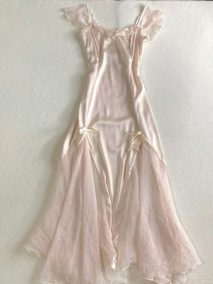 Baby pink vintage Evening Dresses        fg6691