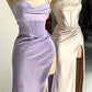 Lilac Long Prom Dresses Party Evening Gowns    fg4836