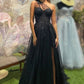 Tulle A-Line Formal Dress Long Prom Dress     fg5372