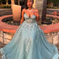 Spaghetti Straps Prom Dresses A Line Long Formal Dresses      fg5283