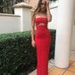 Red Elegant Dress Women Long Prom Dress     fg4905