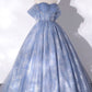 Tulle Lace Long Ball Gown, Off the Shoulder Formal Evening Gown      fg5466