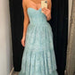 A-Line Lace Long Prom Dresses      fg4536