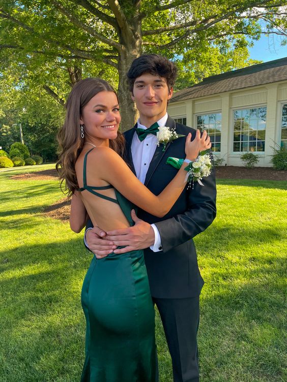 Green Long Mermaid Prom Dresses Formal Evening Gowns      fg3170