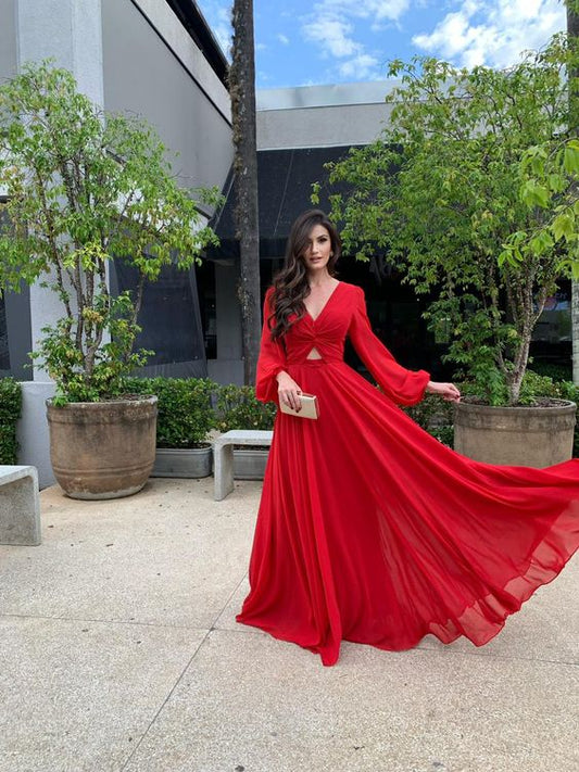 Red Simple Dress Prom Dress, Evening Dress,Feminine Party Dress       fg3989