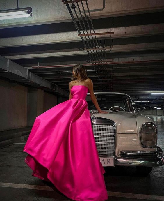 Classic pink Prom Dresses Long Party Dress Formal Dress      fg3467