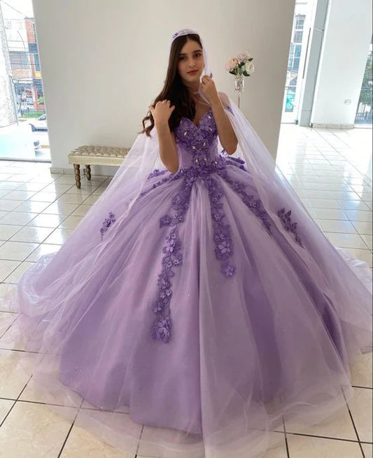 Sweetheart Purple Long Ball Gown Prom Dresses       fg4304