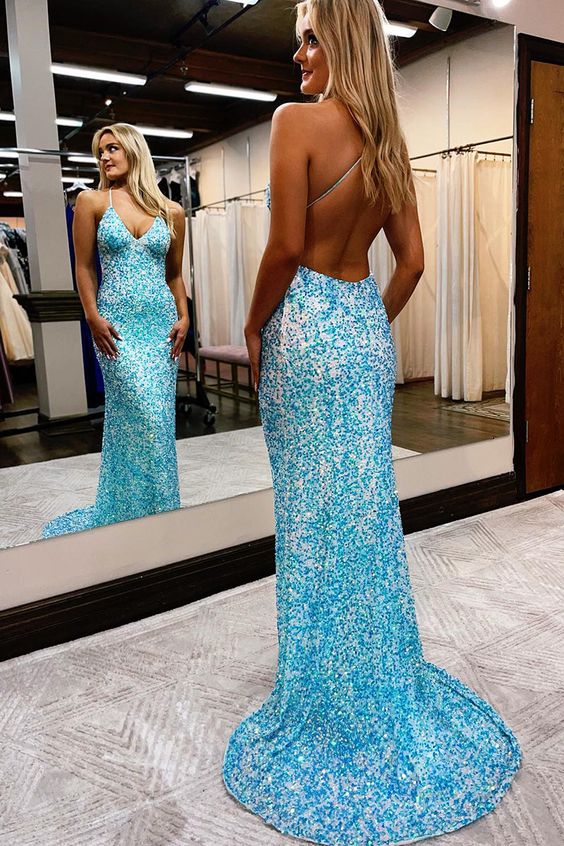 sexy v-neck sequins sparkly prom dress      fg1276