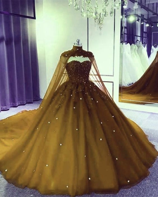 Luxury Quinceanera Dresses Applique Corset Ball Gown Prom Sweet 16 Dress Wedding Dress    fg2509