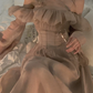 Ruffles One-shoulder Dress,Tulle Lantern Sleeve Fairy Dress,Homecoming Dress,Cottagecore Dress,Prom Dress        fg2987
