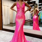 Sequin Prom Dresses Long Sexy Prom Dress   fg2795