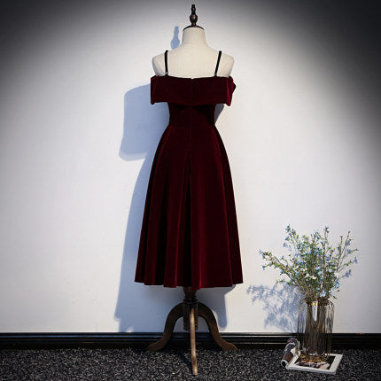 A line Red Short Prom Dresses Homecoming dresses   fg229