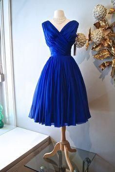 Royal Blue Short Homecoming Dress        fg558